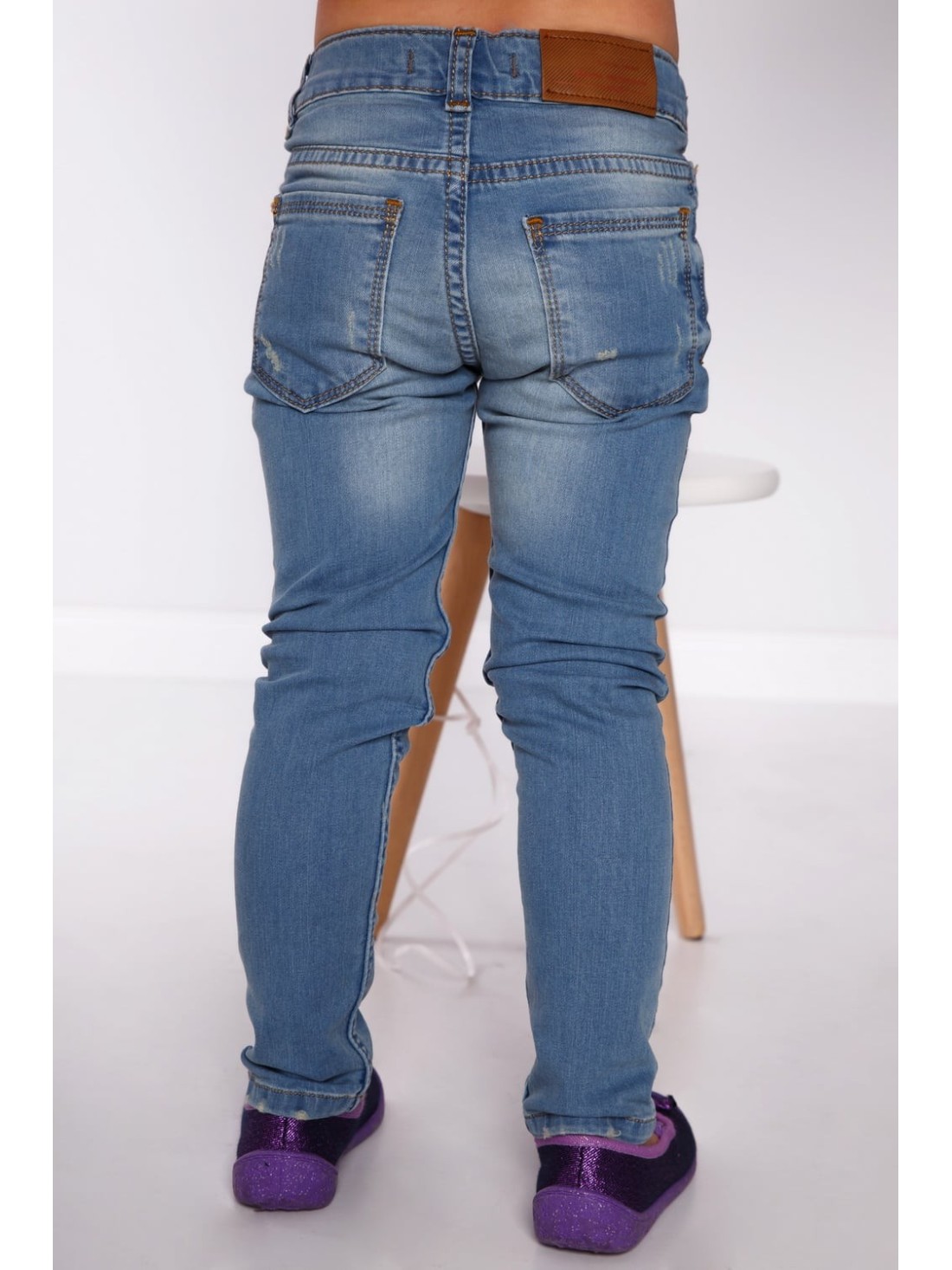 Children\'s jeans with abrasions NDZ201 - Online store - Boutique